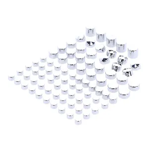 MCS Smoothtopps, push-on cover set (83pc). Chrome