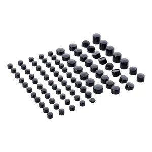 MCS Smoothtopps, push-on cover set (86pc). Black