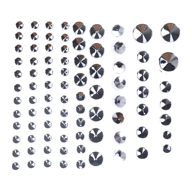 MCS Smoothtopps, push-on cover set (87pc). Chrome
