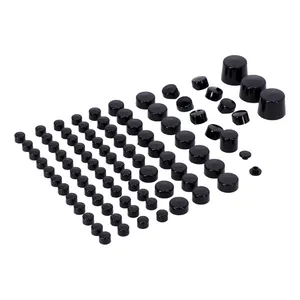 MCS Smoothtopps, push-on cover set (87pc). Black