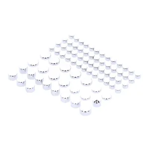 MCS Smoothtopps, push-on cover set (77pc). Chrome