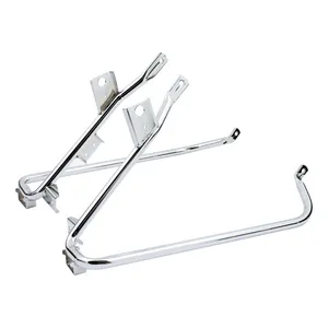 MCS Saddlebag support bracket set. Chrome