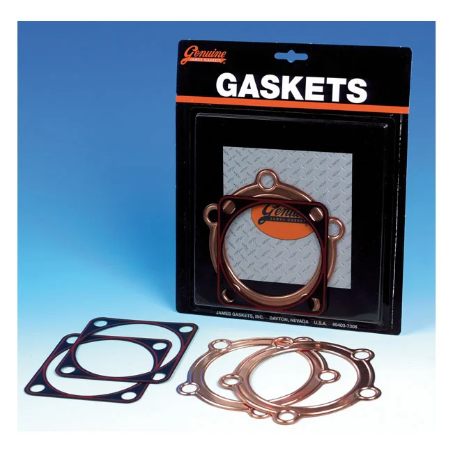 James Gaskets Knuckle head & base gasket kit. Copper/RCM - 16770-36