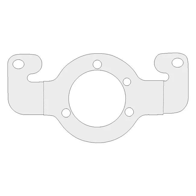 MCS Air cleaner adapter bracket. Chrome - 29116-83