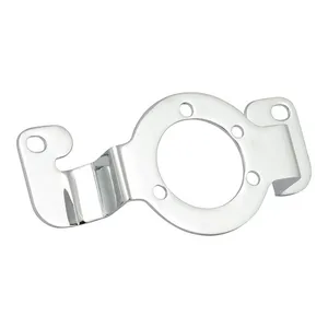 MCS Air cleaner adapter bracket. Chrome