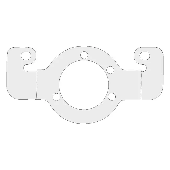 MCS Air cleaner adapter bracket. Chrome - 518443