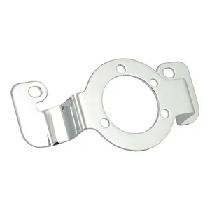 MCS Air cleaner adapter bracket. Chrome