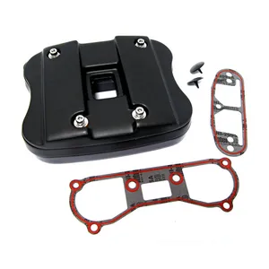 MCS Evo Sportster rocker cover set (1 cyl.). Black