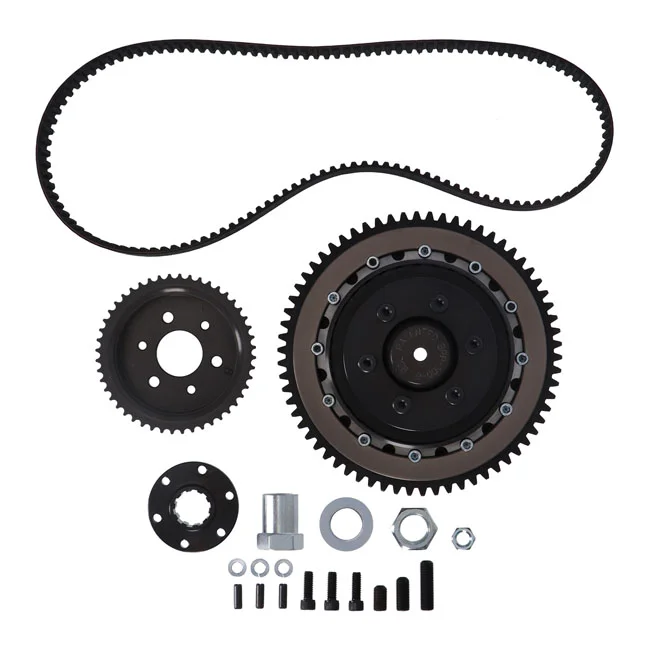 Belt Drives Ltd. BDL, bolt-in elec. start 8mm belt drive kit. Shovelhead