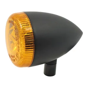 MCS 3-1 LED bullet taillight / turn signal combo. Black. Amber