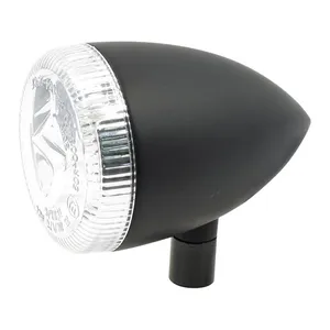 MCS 3-1 LED bullet taillight / turn signal combo. Black. Clear