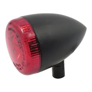 MCS 3-1 LED bullet taillight / turn signal combo. Black. Red
