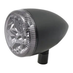 MCS 3-1 LED bullet taillight / turn signal combo. Black. Smoke