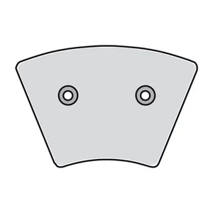 MCS MCS, brake pads front. Organic