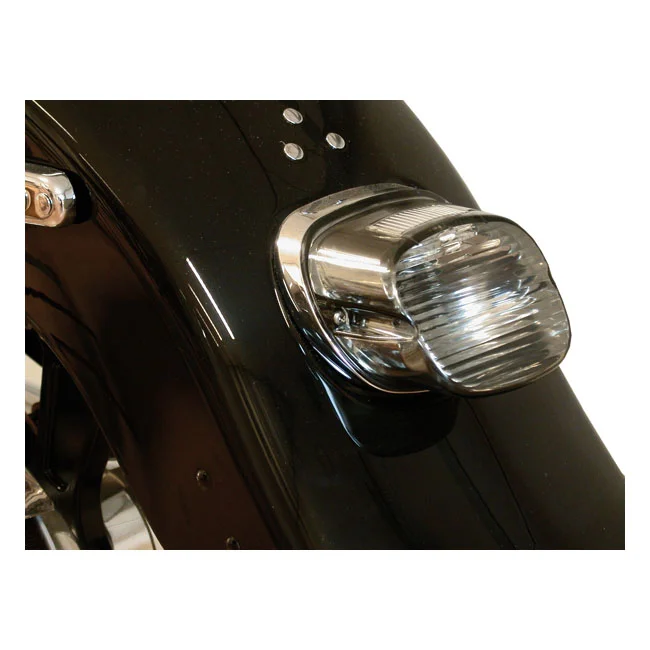 MCS Laydown taillight lens. Light smoke - 519523