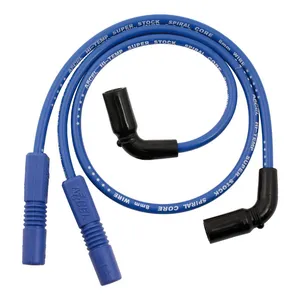 Accel Accel, 8mm Ferro Spiral core spark plug wire set. Blue