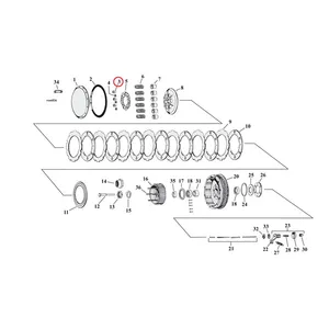 MCS Nut, clutch hub stud