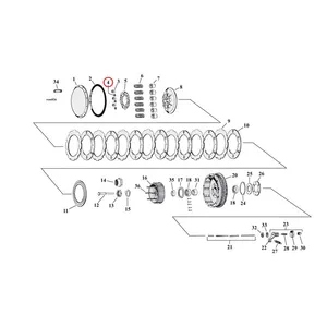 MCS Nut, clutch hub stud