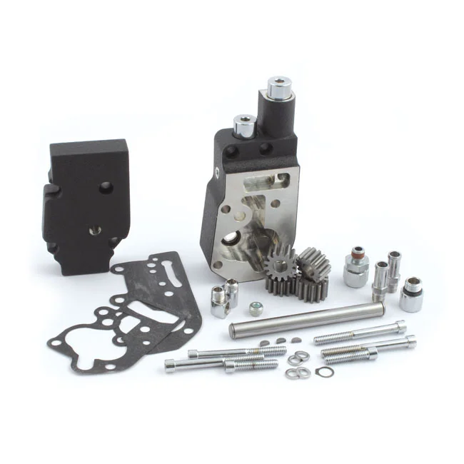 Jims ''Flow Pro 1'' billet oil pump kit. Black