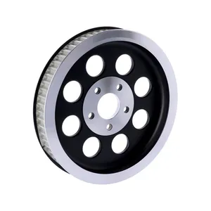 MCS Reproduction OEM style wheel pulley 65t, 1-1/2" belt. Black