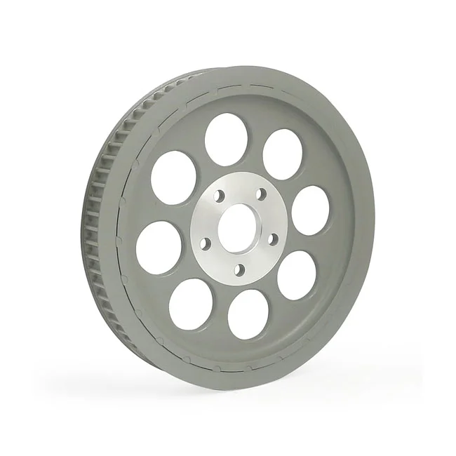 MCS Reproduction OEM style wheel pulley 70t, 1-1/2" belt. Silver - 40221-85A