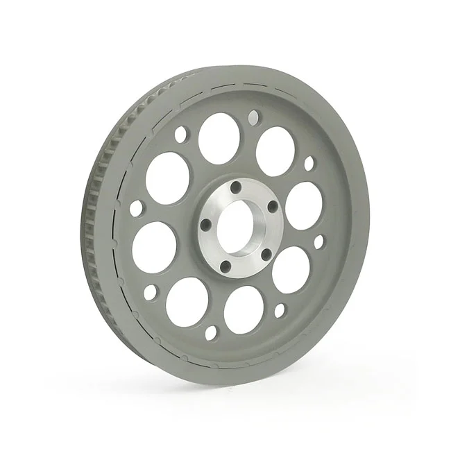 MCS Reproduction OEM style wheel pulley 70t, 1-1/8" belt. Silver - 40221-00