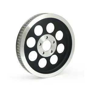 MCS Reproduction OEM style wheel pulley 70t, 1-1/2" belt. Black