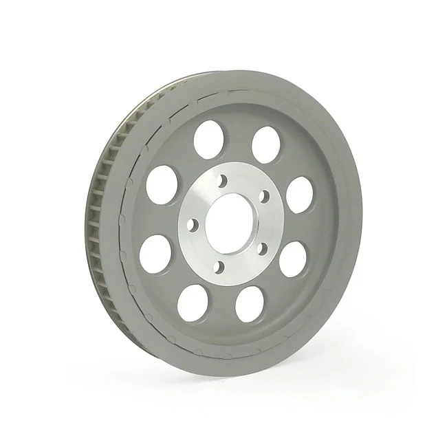 MCS Reproduction OEM style wheel pulley 61t, 1-1/8" belt. Silver - 40227-00