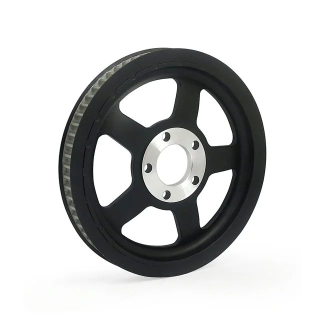 MCS Reproduction OEM style wheel pulley 68t, 1-1/8" belt. Black - 40350-04