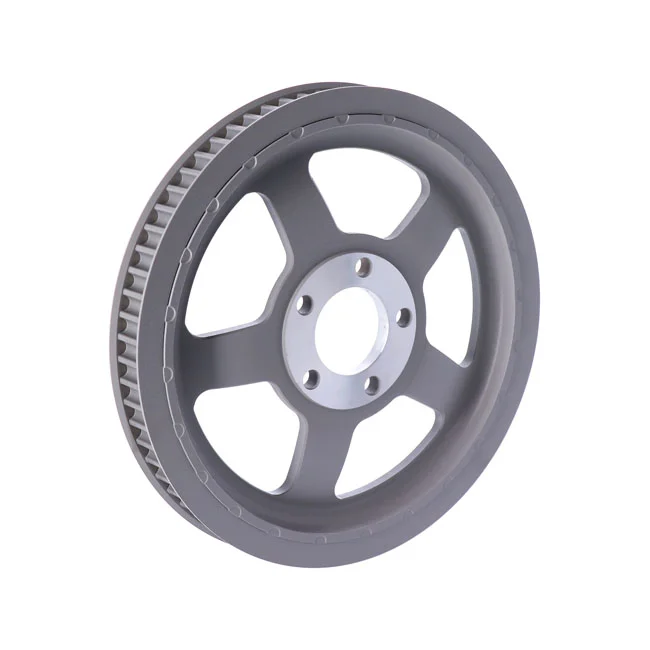 MCS Reproduction OEM style wheel pulley 68t, 1-1/8" belt. Silver - 40352-04