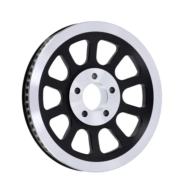 MCS Reproduction OEM style wheel pulley, 66t. Black - 40325-07
