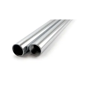 MCS Fork tubes 41mm, 22-7/16". show chrome