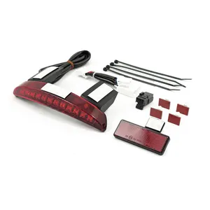 MCS Chopped fender edge LED taillight. Red lens