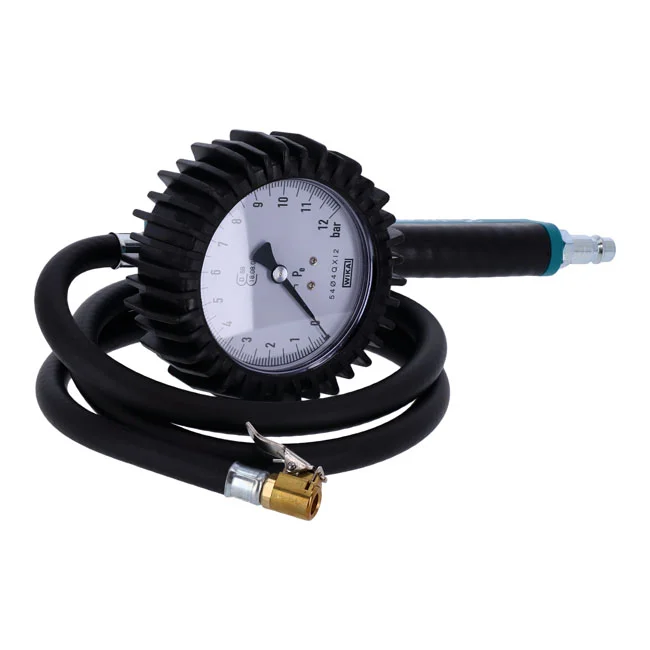 Tengtools Aircraft, tire inflator with 0-10 bar gauge