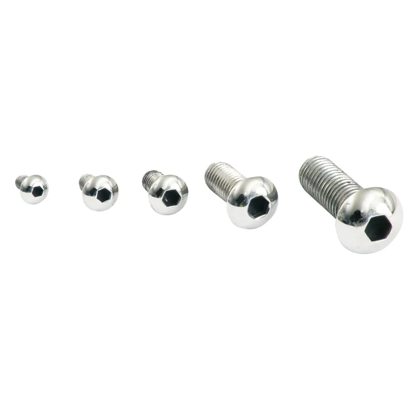 Gardner-Westcott M4 x 8mm buttonhead bolt, polished ss