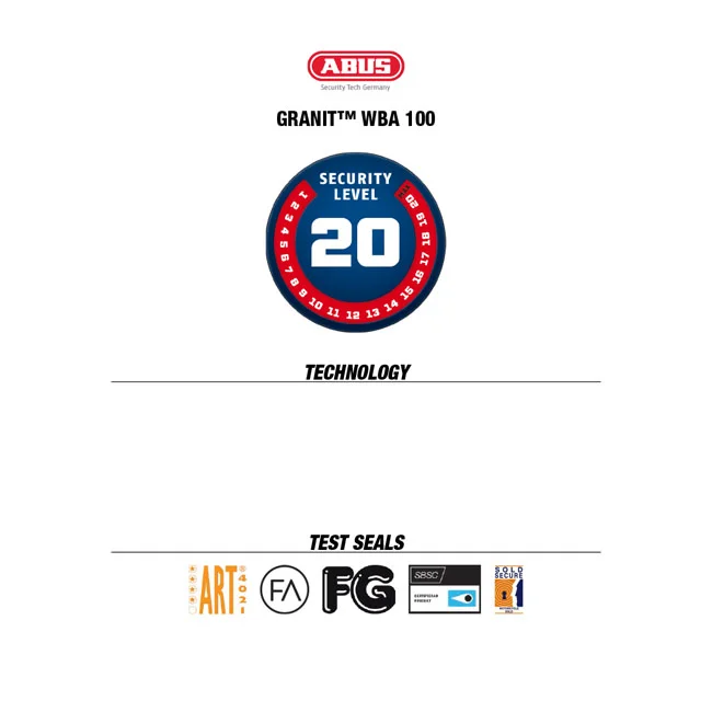Abus WBA 100 Granit ground anchor