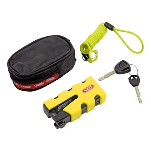 Abus Abus, 77 Granit Sledg ''Grip style'' disc brake lock. Yellow