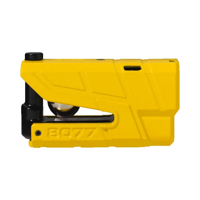 Abus 8077 Granit Detecto XPlus 2.0 disc brake lock. Yellow