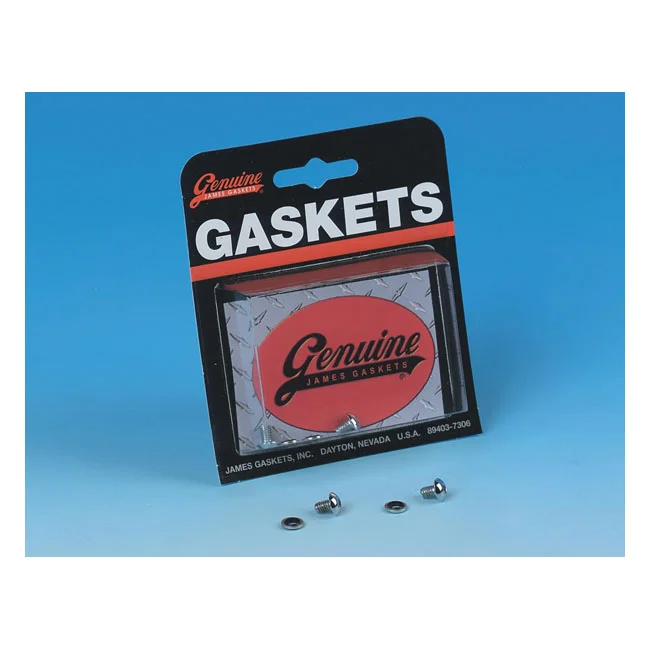 James Gaskets Gaskets, fork slider drain screws. Chrome button head - 45790-80