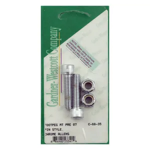 Gardner-Westcott Gardner-Westcott, foot peg mount kit. Chrome