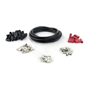 All Balls All Balls, custom 25 foot battery cable kit. Black