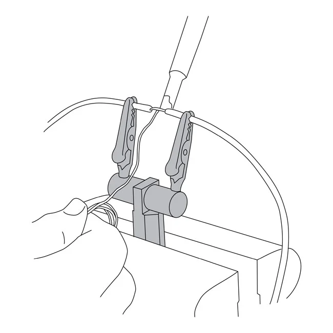 Lisle Magnetic soldering clamp