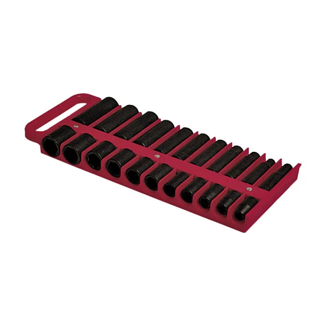 Lisle 1/2" socket holder, red