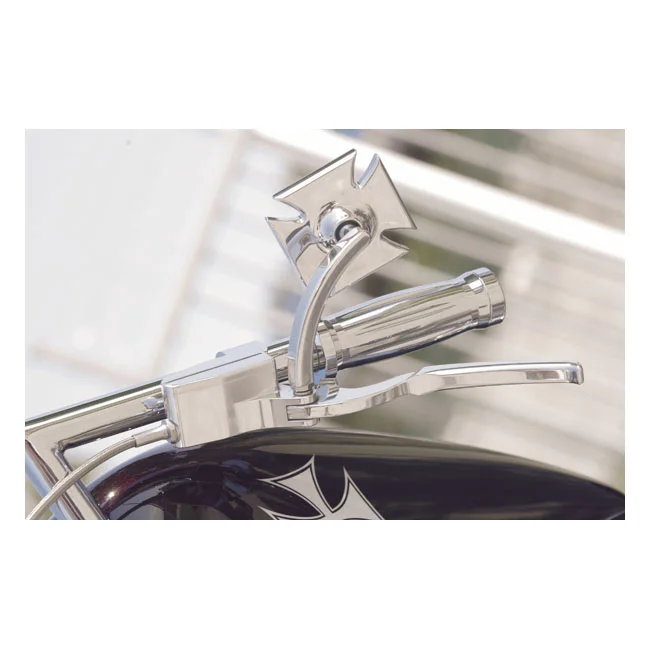 Kustom Tech K-Tech, maltese cross mirror