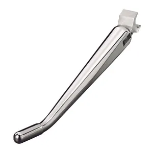 Kustom Tech K-Tech, weld-on Diamond jiffy stand. Chrome