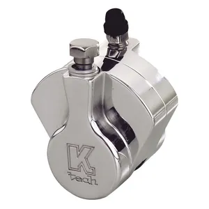 Kustom Tech K-Tech 2-piston brake caliper. Polished
