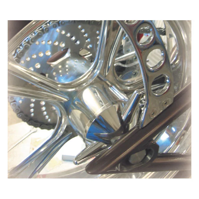 Kustom Tech Tech, spinner wheel hub cover. Aluminum