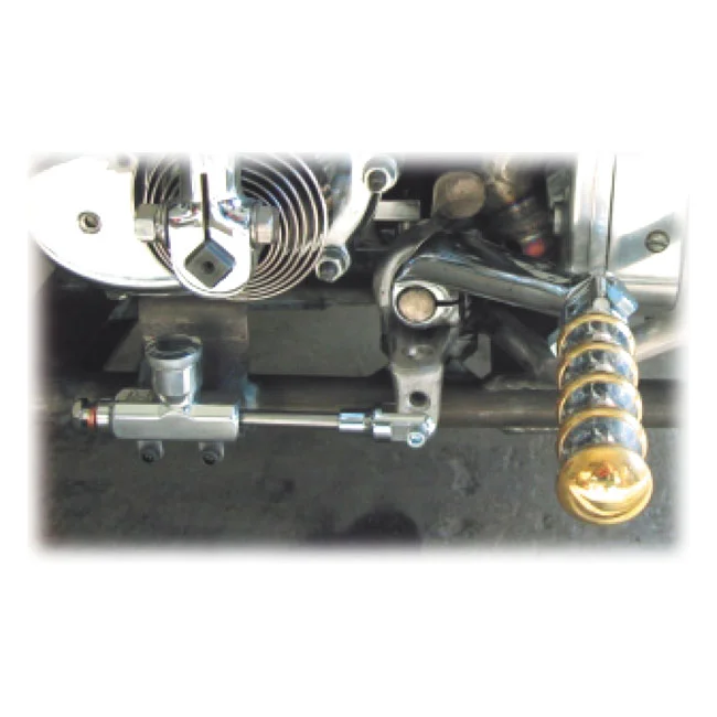 Kustom Tech K-Tech, Custom rear master cylinder hydraulic. Polished