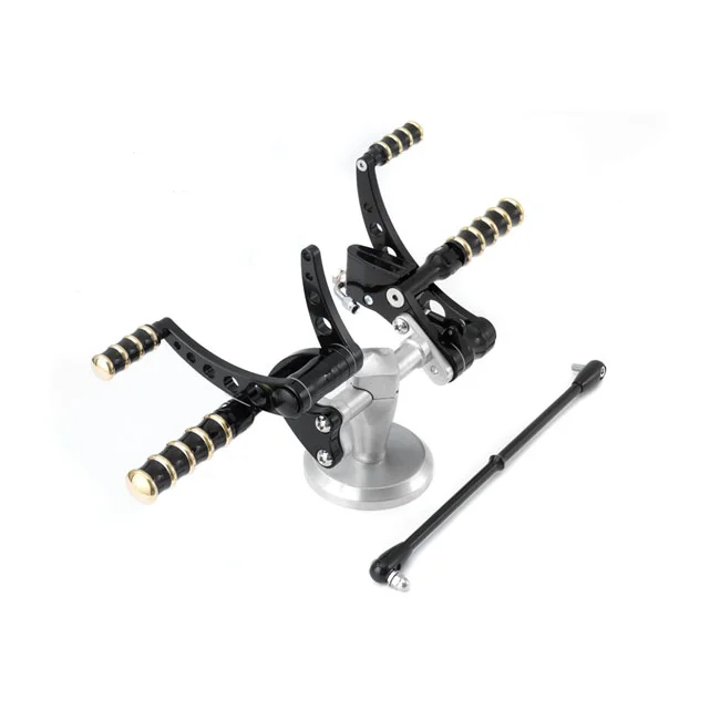 Kustom Tech K-Tech, Vintage Style forward controls. Black & brass