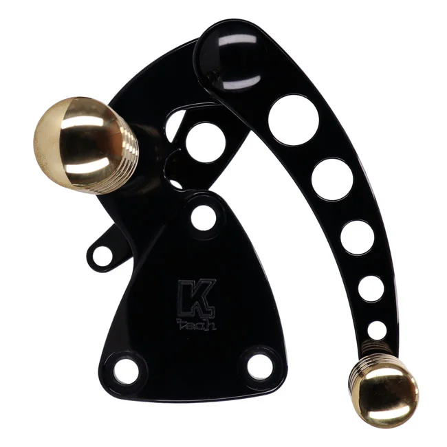 Kustom Tech K-Tech, Vintage Style forward controls. Black & brass